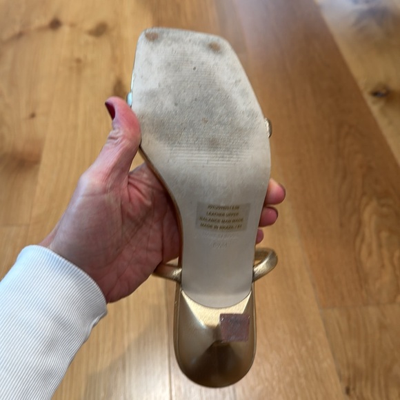 Steve Madden Joy Slide. Worn once. Some wear on sole; in good condition. - Picture 6 of 7